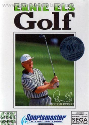 Cover Ernie Els Golf for Game Gear